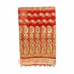 Dulhan Perfection Embroidery Chunari - 2 meter / BridalChunri / Flower Embroidery / Mata Ki Chunri / Dupatta Buy Online 