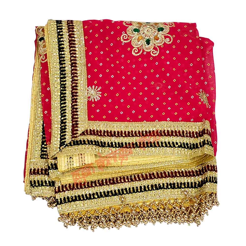 Bandhani Style Dulhan Ki Chunri with Fancy Border - 2 Meter /chunari / dupatta / Mata Ki Chunri / Dulhan Ki Chunri Buy Online Bandhani Style Dulhan Ki Chunri with Fancy Border - 2 Meter /chunari / dupatta / Mata Ki Chunri / Dulhan Ki Chunri Buy Online