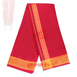 Men's Devotional Guru Cotton Dhoti &amp; Towel (Angavastram) Set Traditional of South Indians Buy Online 