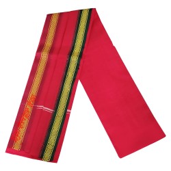 Red Cotton Upran Towel for Men and Priest Buy Online