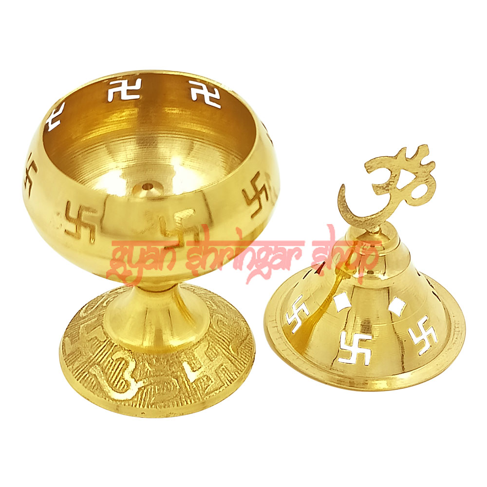 Navratri Puja Akhand Diya Deepam Vilakku in Brass
