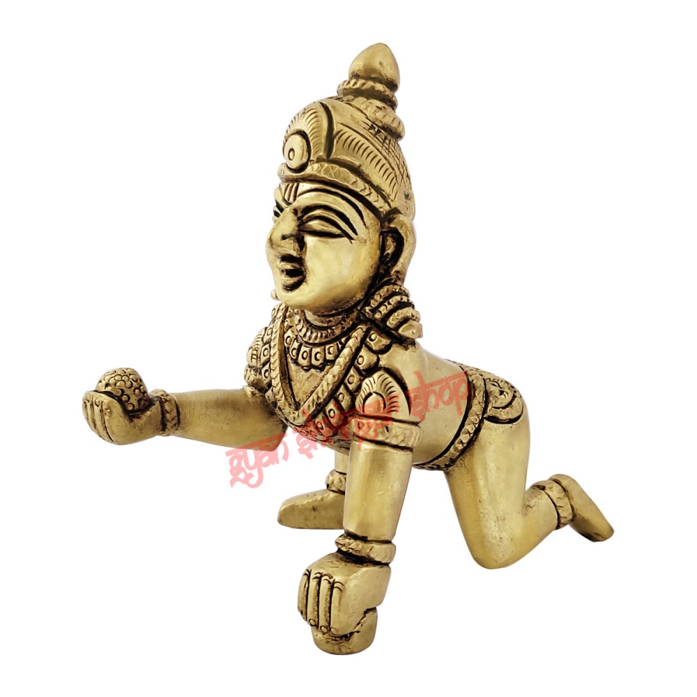 Laddu Gopal Krishna Murti in Panchdhatu