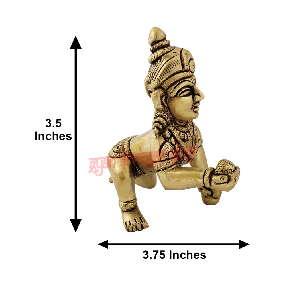 Laddu Gopal Krishna Murti in Panchdhatu