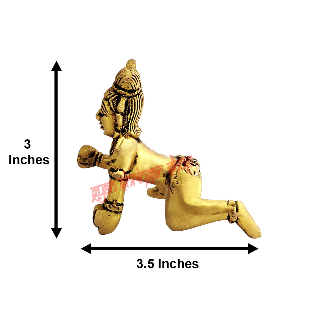 BalGopal Laddu Gopal Idol in Brass