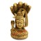 Brass Shiva Head with Sheshnag Statue
