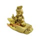 Baby Krishna on Hand Idol in Brass
