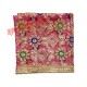 Flower Embroidery Chunari Magenta Color For Devi