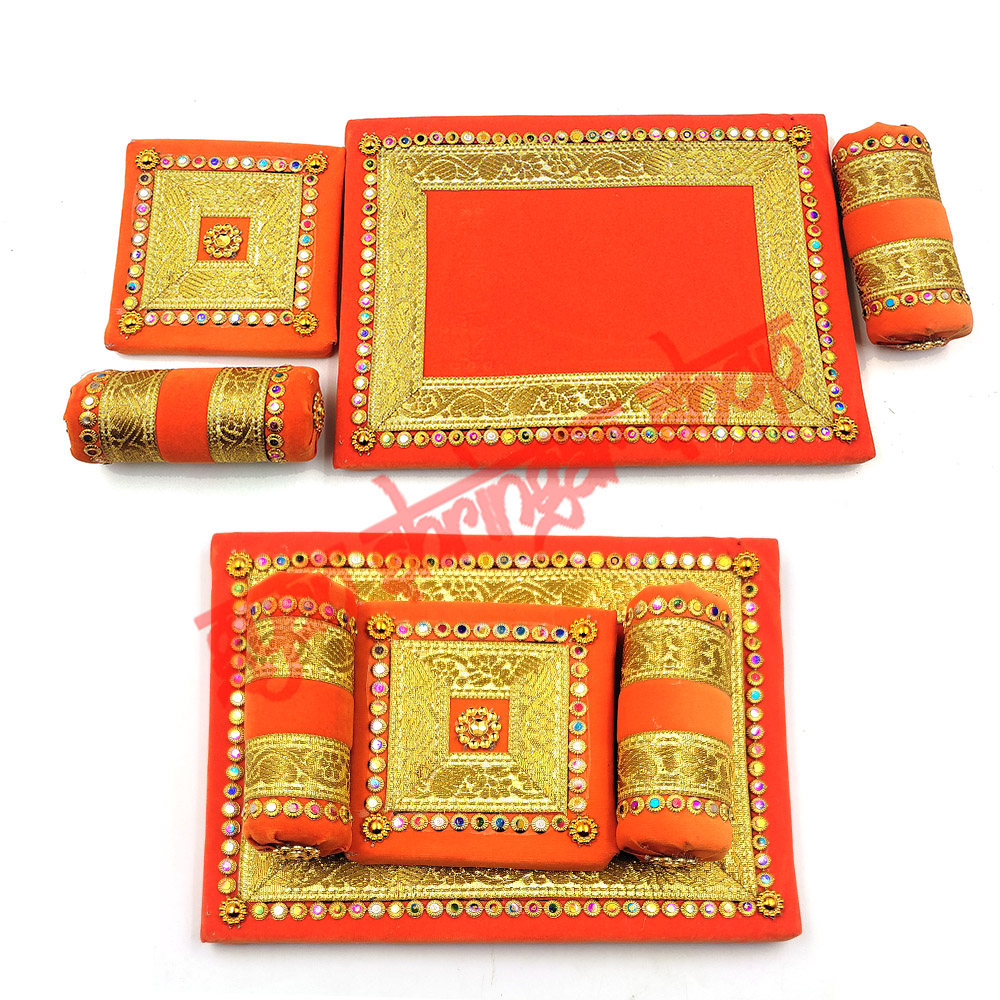 Fancy Gadi Set for Laddu Gopal Deity