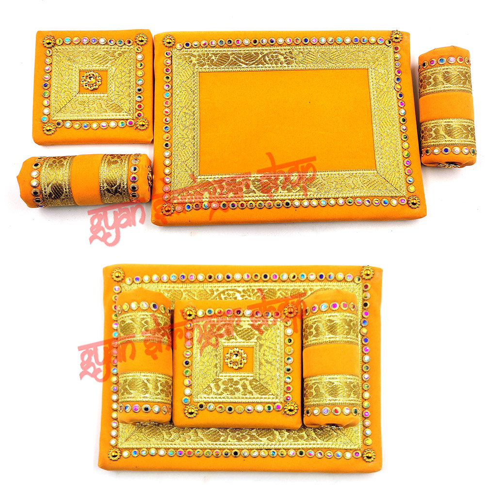 Fancy Gadi Set for Laddu Gopal Deity