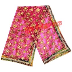 Durga Mata Ki Chunari - Rani Color Chunri