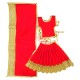 Traditional Lehenga Choli & Dupatta Set for Divine Murti Shringar