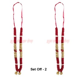 Rajeshwari Prayer Artificial Flower Garland / Mala for Temple, Home, Park, Wall & Office Decoration Buy Online at Best Price Set off- 2