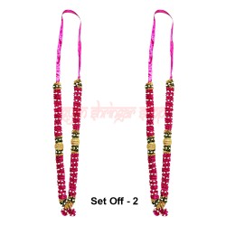 Artificial Rose Puja Garland / Mala  Garland for God/Idol/Puja Decor/Festival/Photo Frame Mala Buy Online at Best Price Set off- 2,