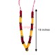 Red Orange Flowers Artificial Mala Garland for God/Idol/Puja Decor/Festival/Photo Frame Mala Buy Online at Best Price Set off-2