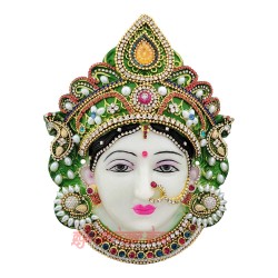 Beautiful Rajlakshmi Mata Face Mukhota Mask / Margashirsha Mata Mukhota  
