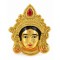 Mahalaxmi Mata Face with Exquisite Multicolor Stone Decoration