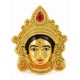 Mahalaxmi Mata Face with Exquisite Multicolor Stone Decoration