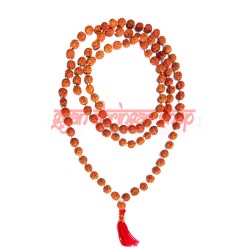 Five Mukhi Java Rudraksha Mala - 10 mm