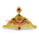 Golden Mukut with Om/ Lotus Design for God Idol