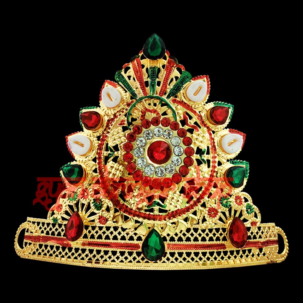 Elegant Deity Crown Mukut for God & Goddess Idols