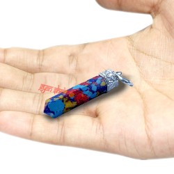Mixed Color Chakra Pencil Pendant 7 Chakra Mix 