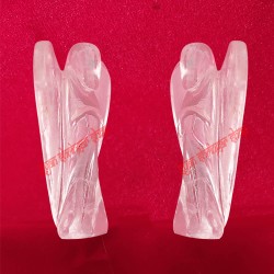 Angel in Natural Crystal Gemstone Handcrafted good luck angel Good Luck Home Showpieces 