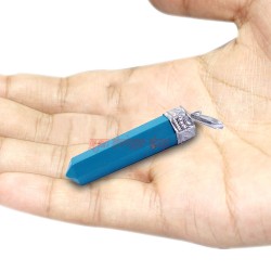 Turquoise/Firoza Pencil Pendant 7 Chakra Mix Color Pendant 