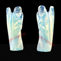 Angel in Natural Opal Gemstone Handcrafted Good luck Opal Angel in Gemstone for Home Decor Showpiece