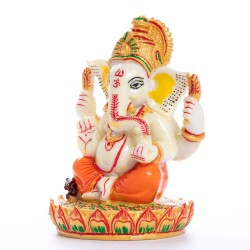 Fiber Ganesh Idol - Size 5 inch