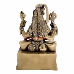 Ardhanarishvara with Ganesha Statue in Brass Idol 