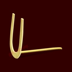 Golden Prabhuji Tilak | U Shape Tika Maker in Brass Forehead Tika / Tilak / Teeka 