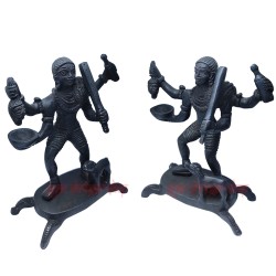 Rudra Avatar Batuk Bhairav Black Brass Statue Buy Online 