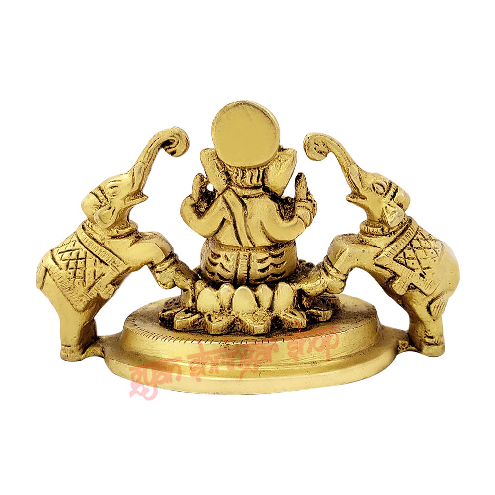 Gaj Ganesha Baba Brass Murti Ganesh Idol Brass Ganeshji Statue Gaj Ganesha Baba Brass Murti Ganesh Idol Brass Ganeshji Statue