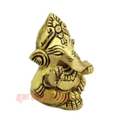 Parvati Nandan Ganesha Brass Murti Lord Ganesha Ganpati Religious Statue Idol Ganesh Murti Home Decor 
