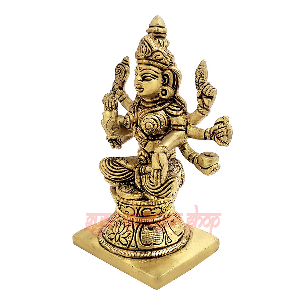 Vijaya Lakshmi Mata Brass Statue one of Ashta Lakshmi Vijaya Lakshmi Mata Brass Statue one of Ashta Lakshmi
