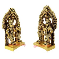 Murti Home Decorative Showpiece Vitthal Rukmini God Idol 