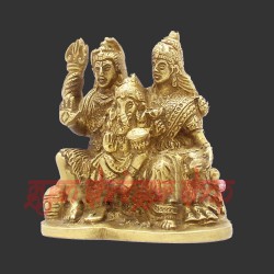 Lord Shiv Parivar Statue in Brass Idol Murti Handcrafted Buy Online 
