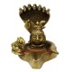 Shiva Face on Shivling with Nandi Idol in Brass Home Decor Pooja Items with Bholenath Nag Devta and nandi Shiva Face on Shivling with Nandi Idol in Brass Home Decor Pooja Items with Bholenath Nag Devta and nandi