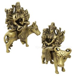 Shri Vihat Mata Brass Sculpture