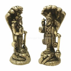 Vishnu Bhagavan Brass Sculpture