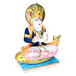 Jhulelal Statue in White Marble Buy Online 