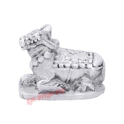 Nandi Statue in Parad Sitting Nandi Idol Statue for Gift/Home | Office Decoration | Temple Worship 