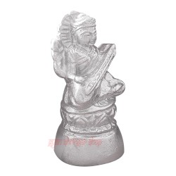 Saraswati Statue in Siddh Parad Statue for Gift/Home | Office Decoration | Temple Worship 