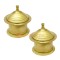 Sindoor Dibbi in Brass set of 2