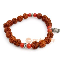 Buddha Face Rudraksha Bracelet
