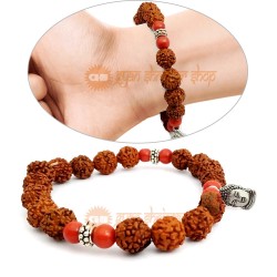 Buddha Face Rudraksha Bracelet