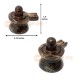 Shivling in Gomed Gemstone