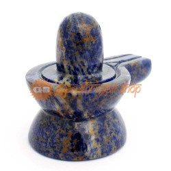 Shivling in Lapis Lazuli