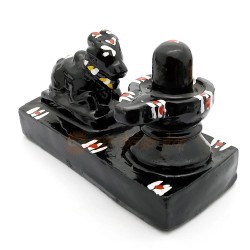 Tripund Dhari Shivling And Nandi Idol