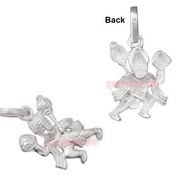 Hanuman Pendant with Chain in Sterling Silver / Lord Bajrangbali Hanuman Pendant 